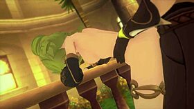 garden collei genshin impact in 3d cartoon anime