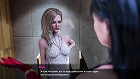 anime hentai whore in bikini gets wild at milf party