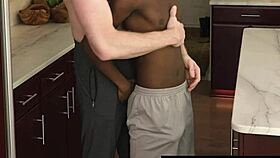 tiny 18+ twink feels safe in doctor's big arms