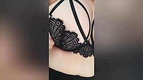 big perfect tits bouncing in cowgirl close-up