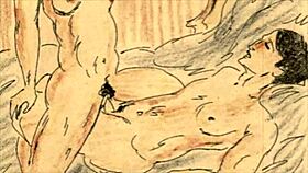 exploring vintage erotic illustrations in anime hentai style