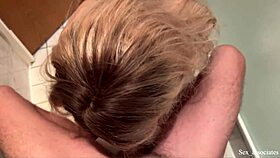 my hot milf stepmother caught me spying during her shower in shared hotel