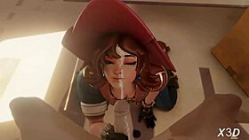 i love this secrets overwatch hmv pmv with cartoon music and 3d anime hentai sex