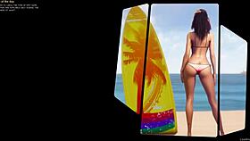 intense french cumshot in hot game