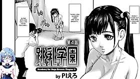 so, there’s this academy for huge breasts in hentai, and it’s pure chaos in episode 4.