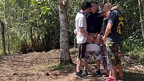 i screamed during the wild orgy in the woods