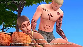 sunbathing snapshot in 3d hentai preview 😎