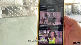 Stepdaughter lets stepdad fuck her after he discovers she's a famous porn star