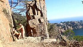 Hot Couple Outdoor Sex In The Middle Of A Path Amateur