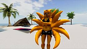 Roxy Foxy stars in this black anime hentai adventure with cartoon characters and explicit scenes