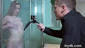 teen blows cock in pov then gets fucked