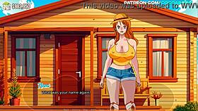 nami's desperate fucking for cash in anime world