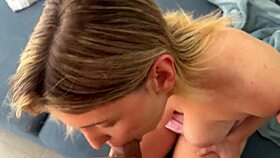 Angry stepdad drills lazy stepdaughter hard in shaved tight hole