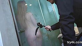 teen blows cock in pov then gets fucked