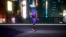 Bonnie from FNF dancing to Kpop-Queencard in a fun 3D animation.