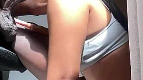 Big Booty Brunette Gets Deepthroat From Stepbrother