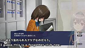 A game featuring shadows having sex in a clubroom trial version with machine translated subtitles played by silent v ghost1 2