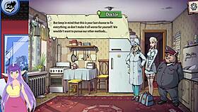 In this souper game demo, the hot blonde elf flaunts her big tits.