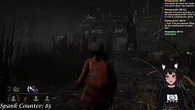 vtuber lewdneko gets spanked while playing dbd, what happens next?