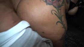 Porsha Carrera stars in wild ebony gangbang action. Big ass and dirty talk fuel the banging.