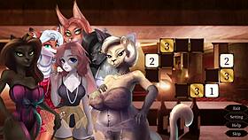i'm playin furry sex cabaret game, no dialogue, just gameplay and animation