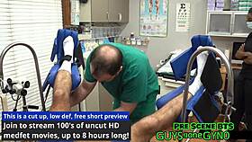 Angel Ramiraz Endures Humiliating Cum Extraction in Latex Gloves at the Hospital Clinic