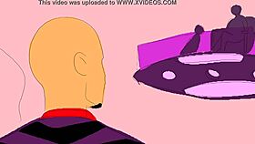 i'm watching this animated poly erotica with king noire and kendal good squirting