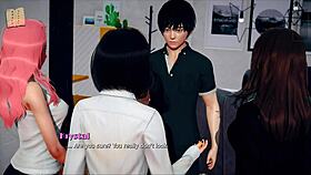 My real desire in this anime hentai game is so hot