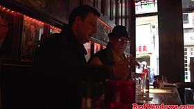 Redlight Eurobabe Masturbates After Sexytime