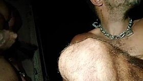 in the glory hole, the special milking happens with no certain daddy