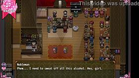 pregnant witch gives it to everyone, cum on her boobs! what a bad ending!