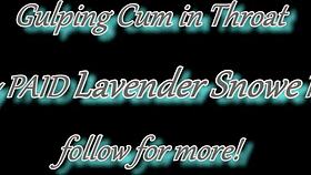 Listen to Royal Goddess gag loudly on throbbing cum in throat!