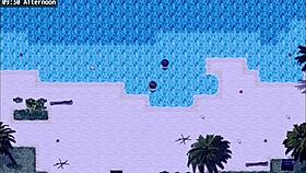 exploring and reaching the bottom of the dark cave in scars of summer happy route part 3