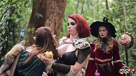 Cosplay adventure with big tits and tight pussy