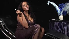 Smoking fetish with Indian milf turns into hard rough sex. Clothes ripped, wet pussy dripping.