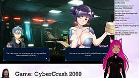 Vtuber Lewdneko Plays Cybercrush 2069 Part 1