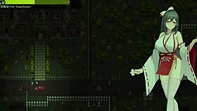 I can't stop watching Exorcist Onmyoji Part 1 with those big Japanese tits in action.