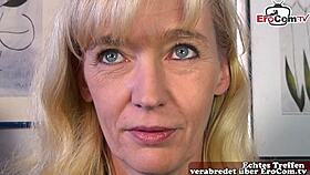 Feeling so nervous watching Deutsche wife cheat at casting session