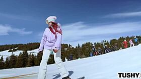 tushy besties octokuro and ivy maddox sharing a thick cock in anal fun