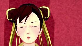 Chun-Li Gives Blowjob And Fucking In Fortnite!