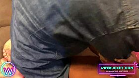 Homemade porn: wife rides then bends over for doggystyle