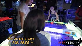 Sneaky Threesome at Parents’ House, So Hot! 😏