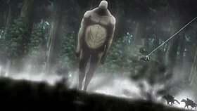 Attack on Titan in full HD with English dub, episode 1