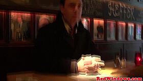 Redlight Eurobabe Masturbates After Sexytime