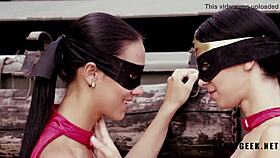 omg, i’m super pussydoll banging with strapon as sexy wonderfuck woman in public