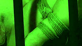 i'm gaggin' on his big cock in prison bondage