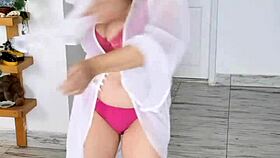 Big-boobed amateur grannies in homemade tit-flashing videos