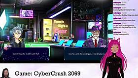 Vtuber Lewdneko Plays Cybercrush 2069 Part 1