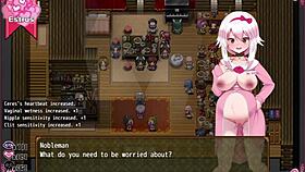 pregnant witch gives it to everyone, cum on her boobs! what a bad ending!