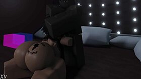 The femboy dodged debts. Then got caught and punished by bbc.